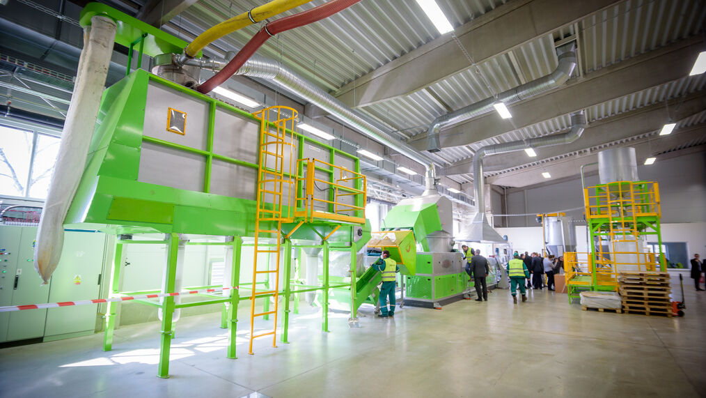 Linka na recyklaci plastů