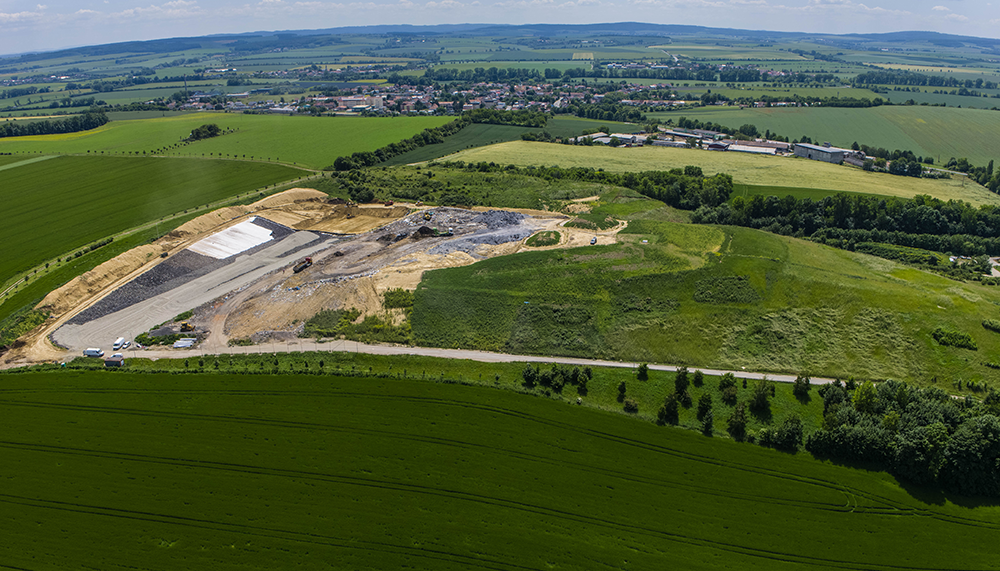 Odpadový areál Němčice nad Hanou